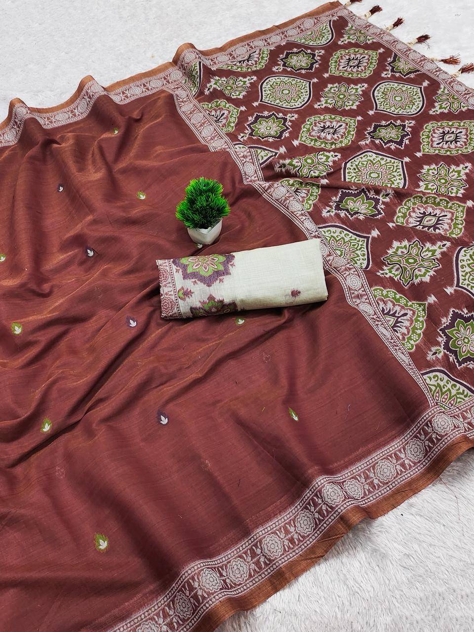 Anupama Ajrakh Wholesale saree sellers in Hyderabad